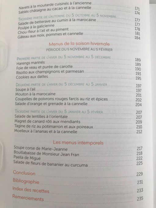 La cuisine des quatre saisons selon la médecine chinoise