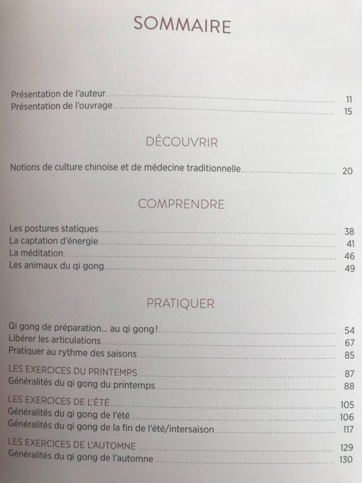Qi Gong santé au rythme des saisons