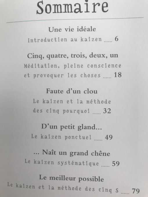 Le petit guide du Kaizen