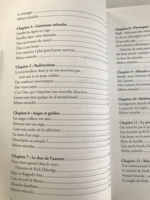Une brassée de miracles