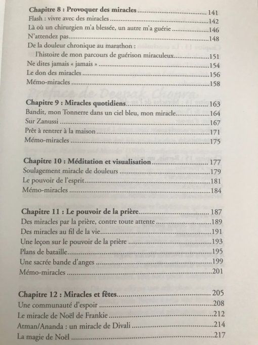 Une brassée de miracles