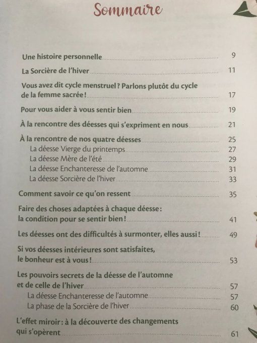Les quatre déesses du cycle féminin