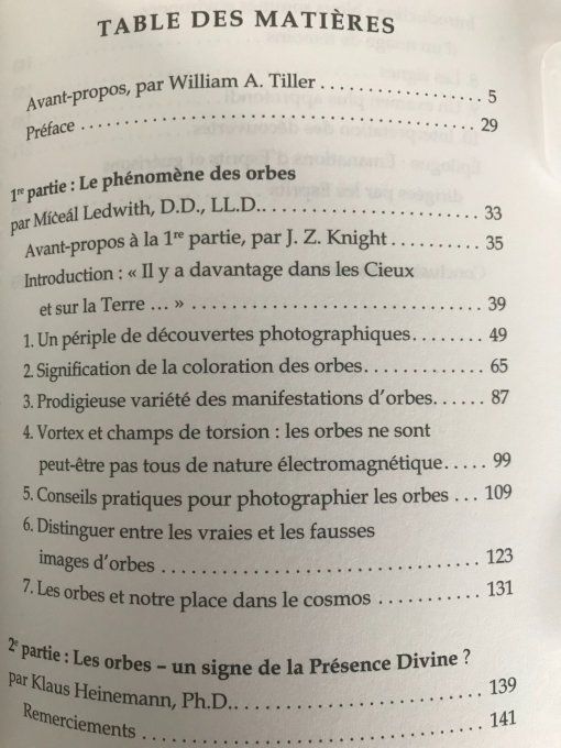 Les orbes