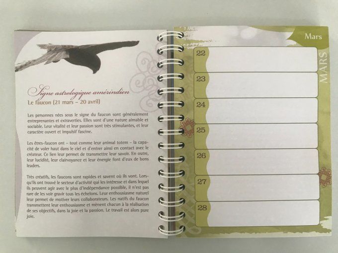 Agenda Chamanique perpétuel