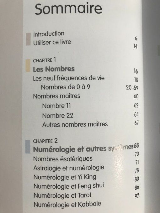 La bible de la numérologie