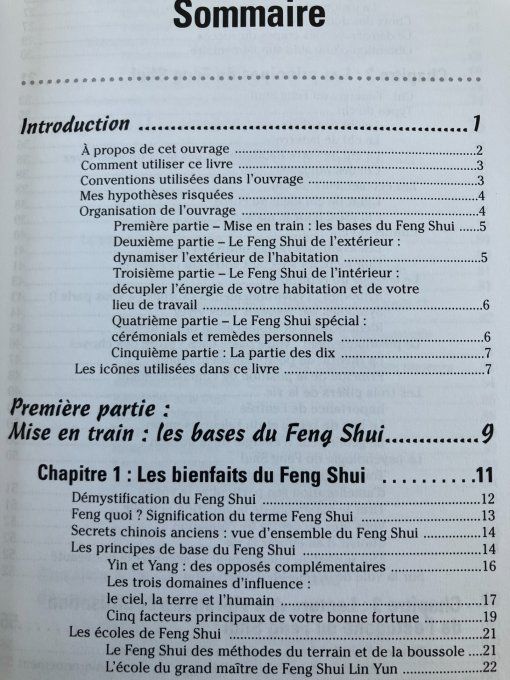 Le Feng-Shui pour les nuls