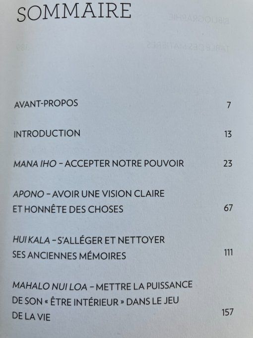 Les secrets de l'ho-oponopono