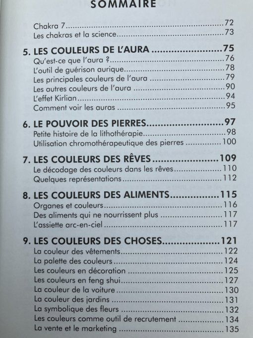 Les secrets de la chromothérapie