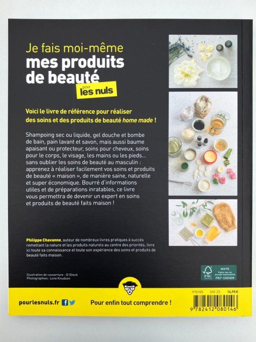 Je fais moi-même mes produits de beauté pour les nuls