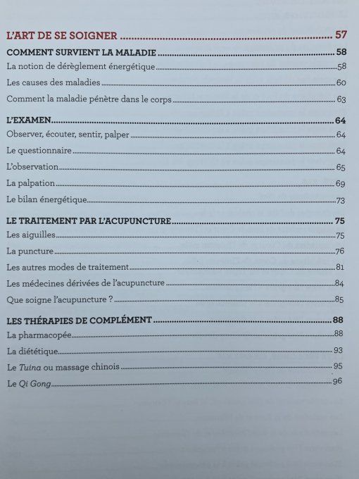 Vivre avec les saisons: acupuncture et médecine Chinoise