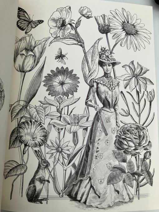 Femmes fleurs et autres rêveries à colorier