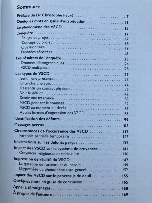 Contacts spontanés avec un défunt