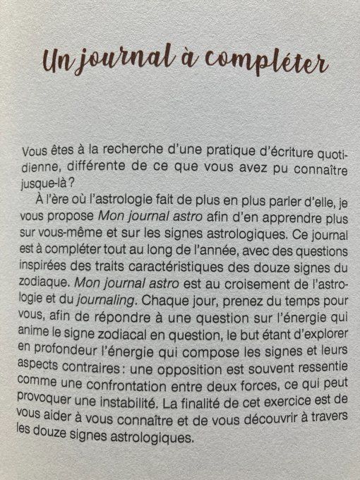 Mon journal astro