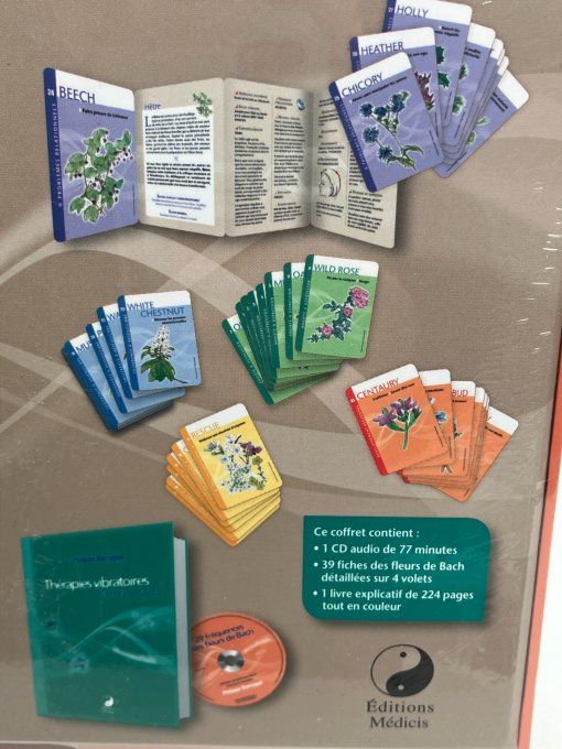 Coffret Thérapies vibratoires et fleurs de Bach