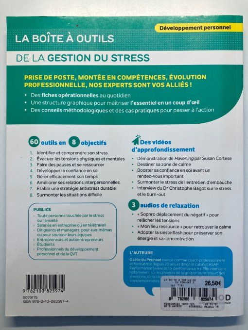 La boite à outils de la gestion du stress