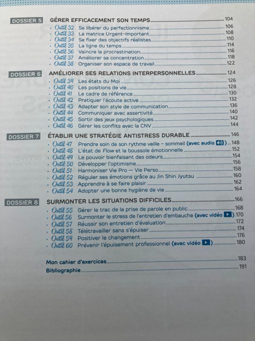 La boite à outils de la gestion du stress