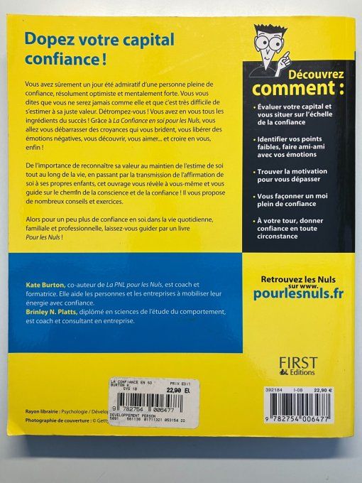 La confiance en Soi pour les nuls