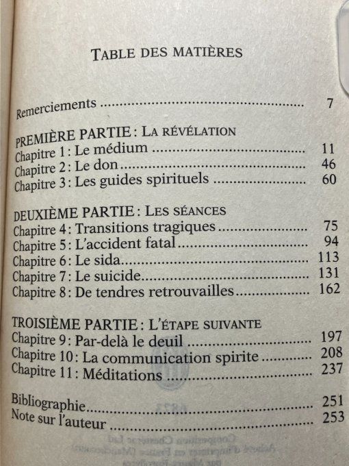 Dialogue avec l'au-delà