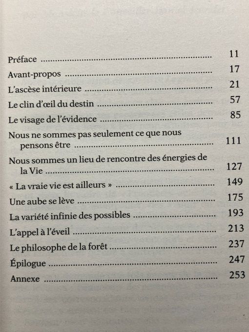 La conscience d'être ici et maintenant