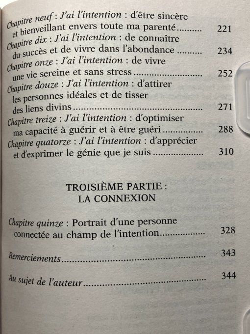 Le pouvoir de l'intention