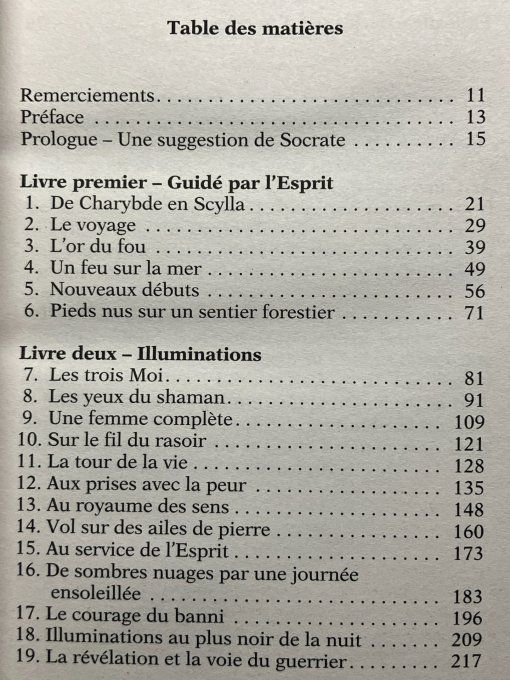 Le voyage sacré du guerrier pacifique