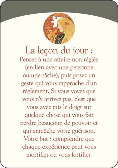 Les cartes de la guérison par la sagesse