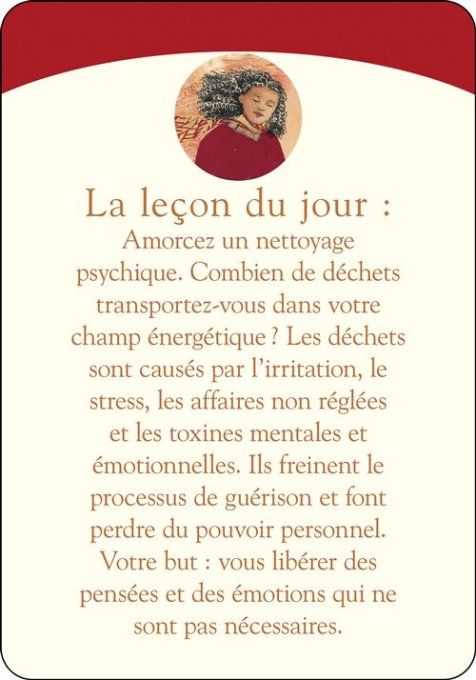 Les cartes de la guérison par la sagesse
