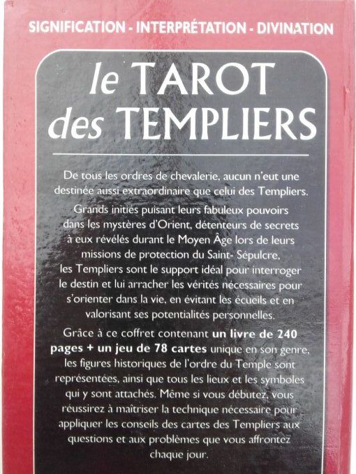 Le tarot des Templiers