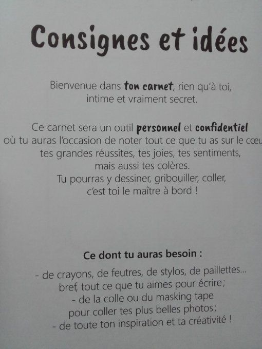 Mon carnet réalise tes rêves