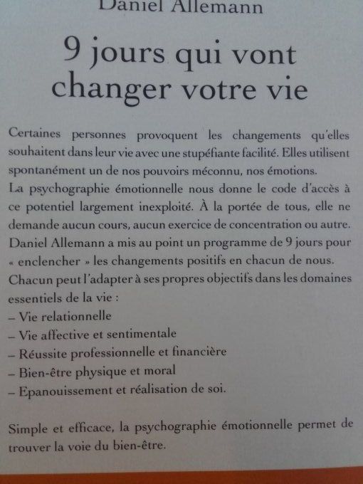 9 jours qui vont changer votre Vie