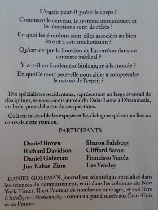 Quand l'esprit dialogue avec le corps