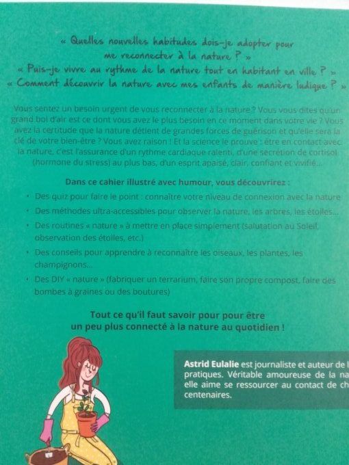 Le cahier, se reconnecter à la nature pour les nuls