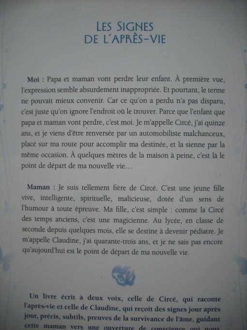 Les signes de l'après-Vie