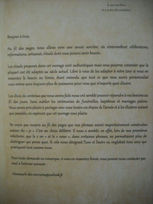 Almanach des Sorcières