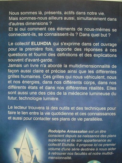 Eluhdia - Tome 1, Ascension ou l'humain multidimensionnel
