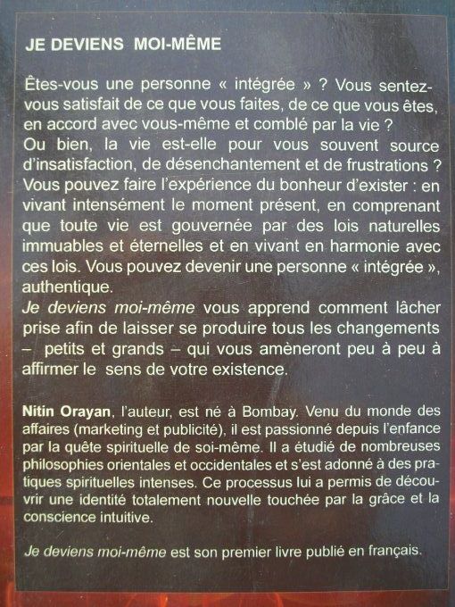 Je deviens moi-même
