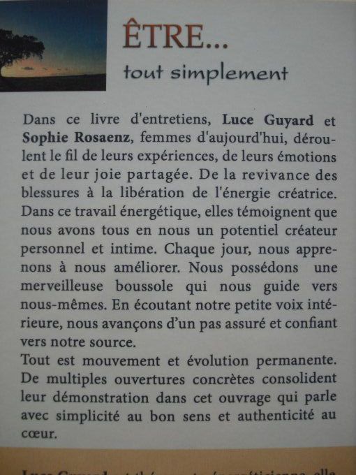 Être... tout simplement