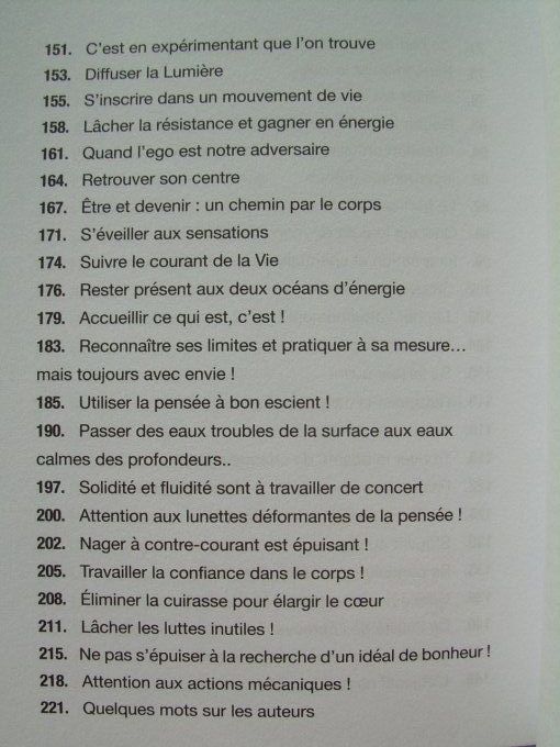 Corps aligné, corps vivant
