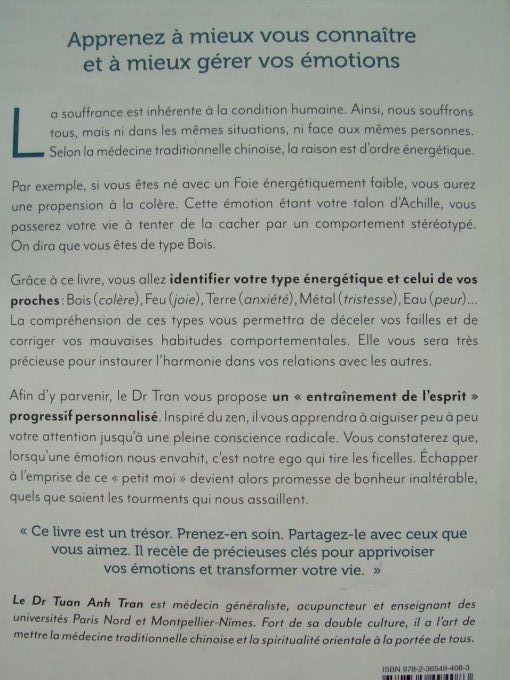 Emotions, souffrances, délivrance. Découvrez votre profil émotionnel selon la MTC