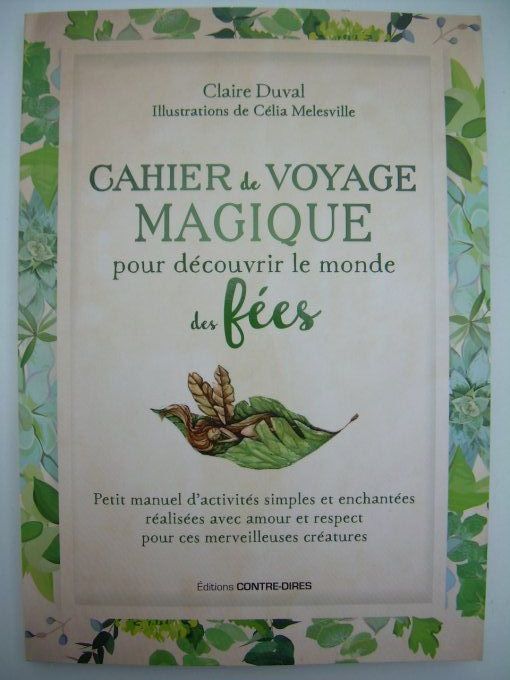Cahier de voyage magique pour découvrir le monde de Fées