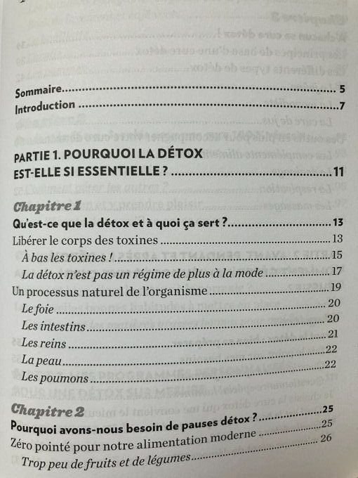 Ma petite pause détox