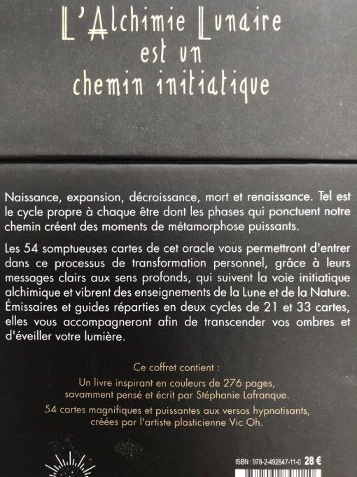 Ors et ombres, oracle d'alchimie lunaire