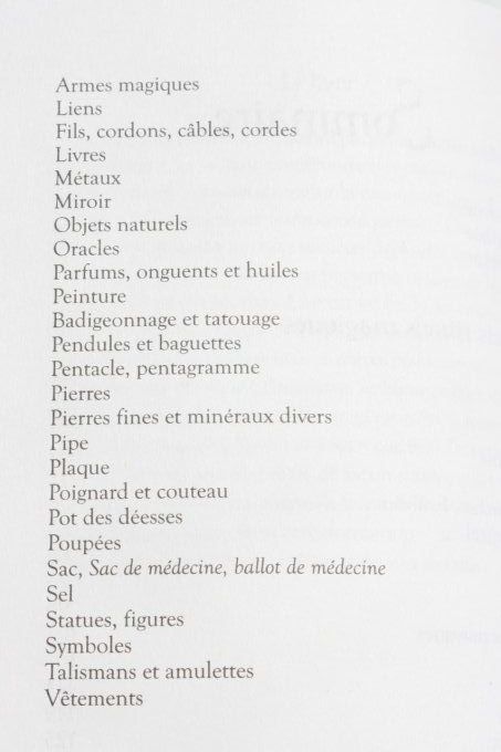 40 objets rituels et magiques de A à Z
