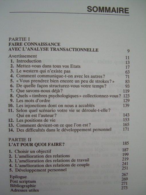 L'analyse transactionnelle