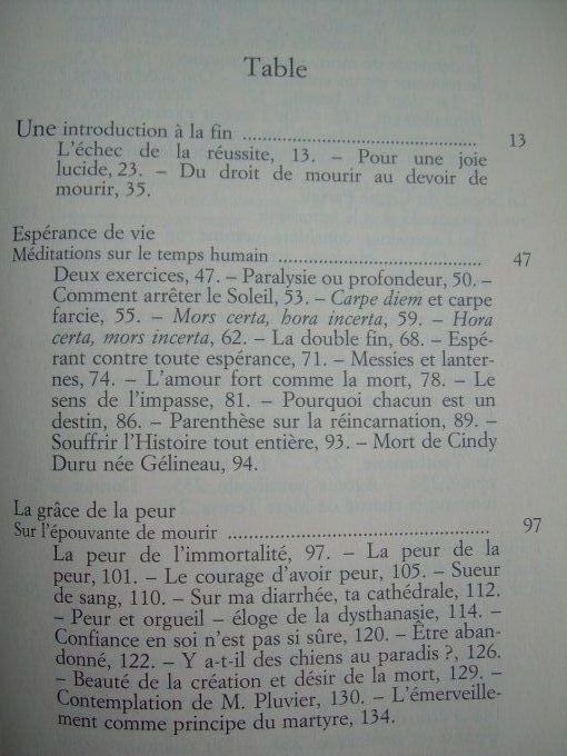 Réussir sa mort