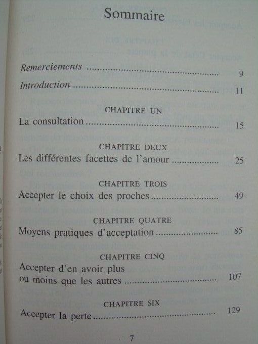 La puissance de l'acceptation