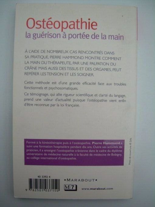 Ostéopathie, la guérison à portée de la main