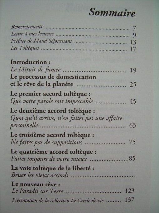 Les quarte accords Toltèques