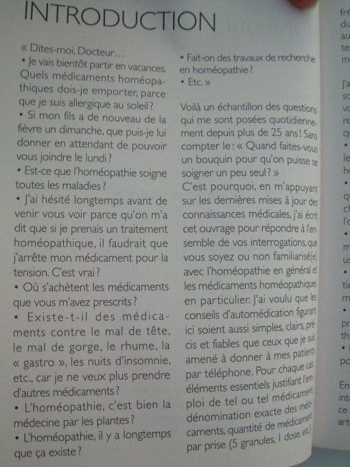 L'homéopathie de A à Z