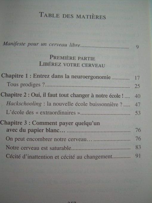 Libérez votre cerveau!